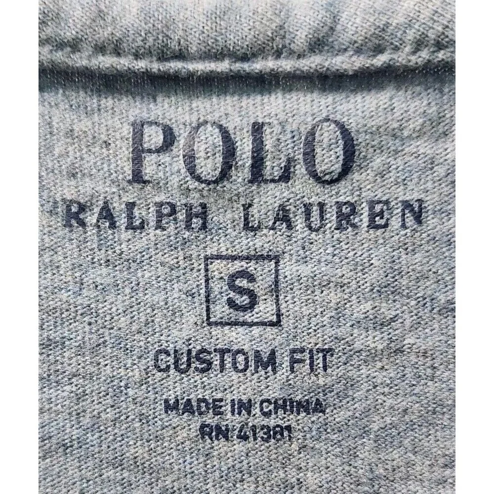 Polo Ralph Lauren Long Sleeve‎ Custom Fit T-Shirt Mens Small